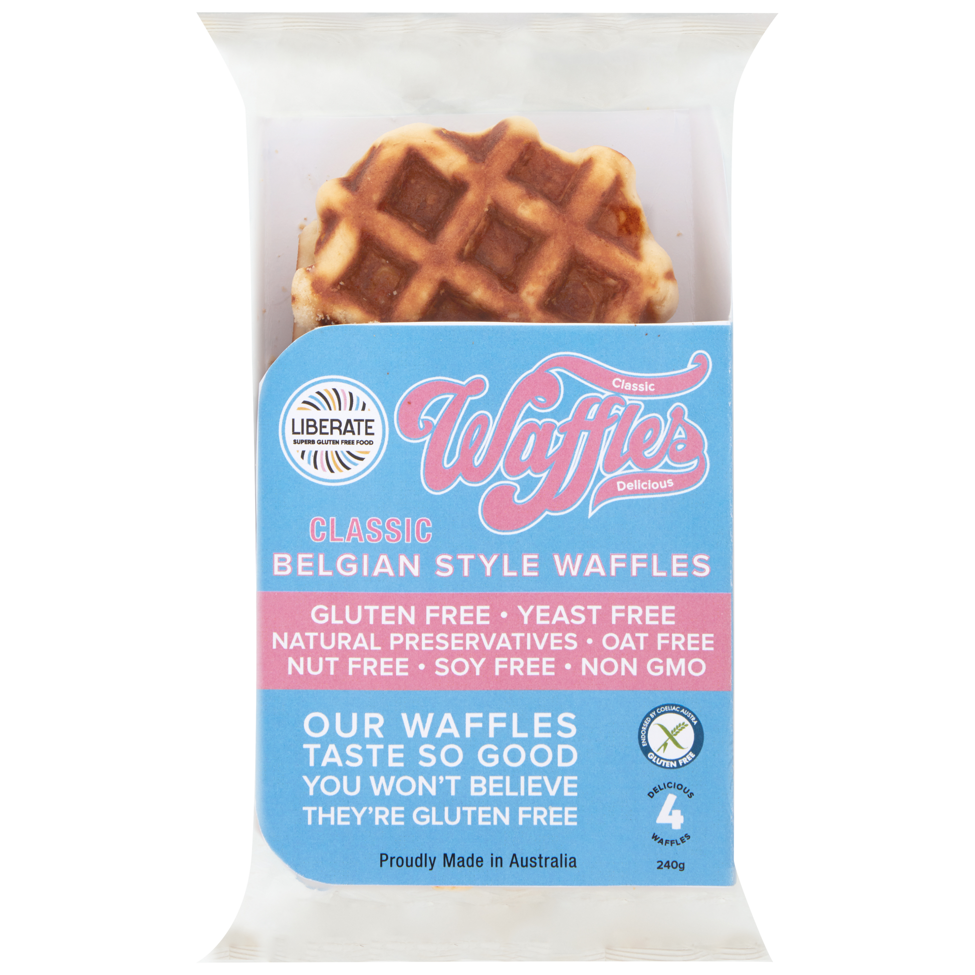 Pack image of Liberate Classic Belgian-Style Waffles